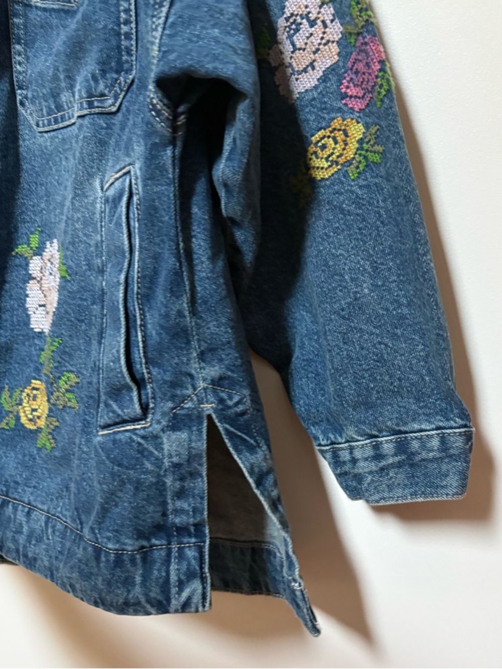 NWOT Free People We The Free Madison City Embroidered Jacket Size XS - Picture 11 of 15
